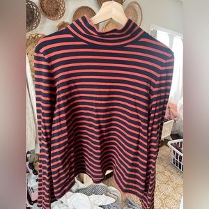 Madewell striped turtleneck